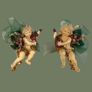 Vintage Inspired Cherub Ornaments Angels Cupids